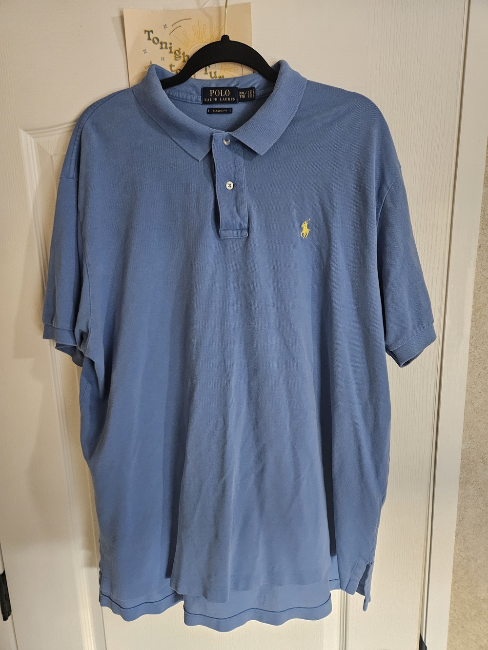 Polo by Ralph Lauren Light Blue Polo with Yellow Pony